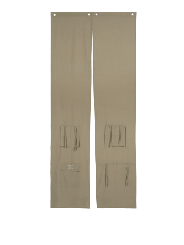 ferm LIVING Settle Door Curtain – Elm Green