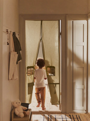 ferm LIVING Settle Door Curtain – Elm Green