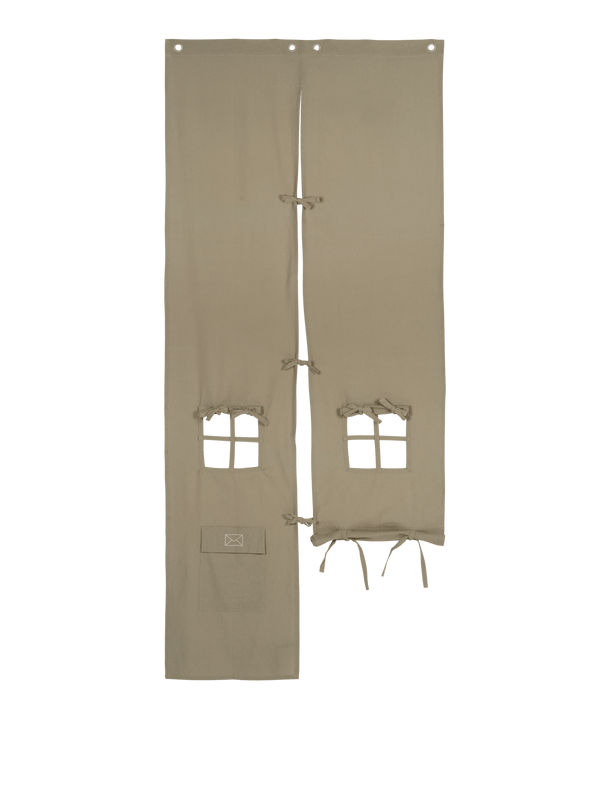 ferm LIVING Settle Door Curtain – Elm Green