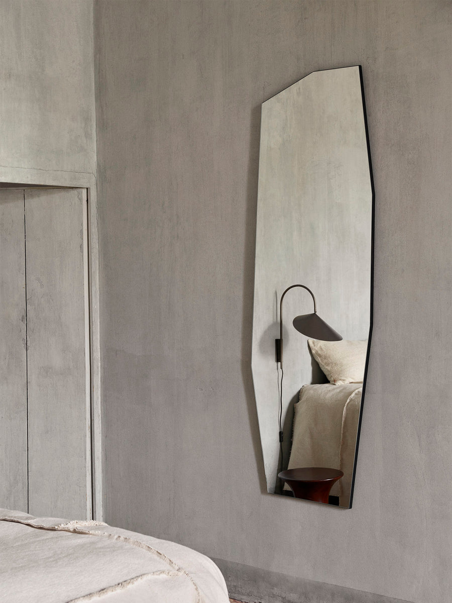 ferm LIVING Shard Mirror Full Size – Black