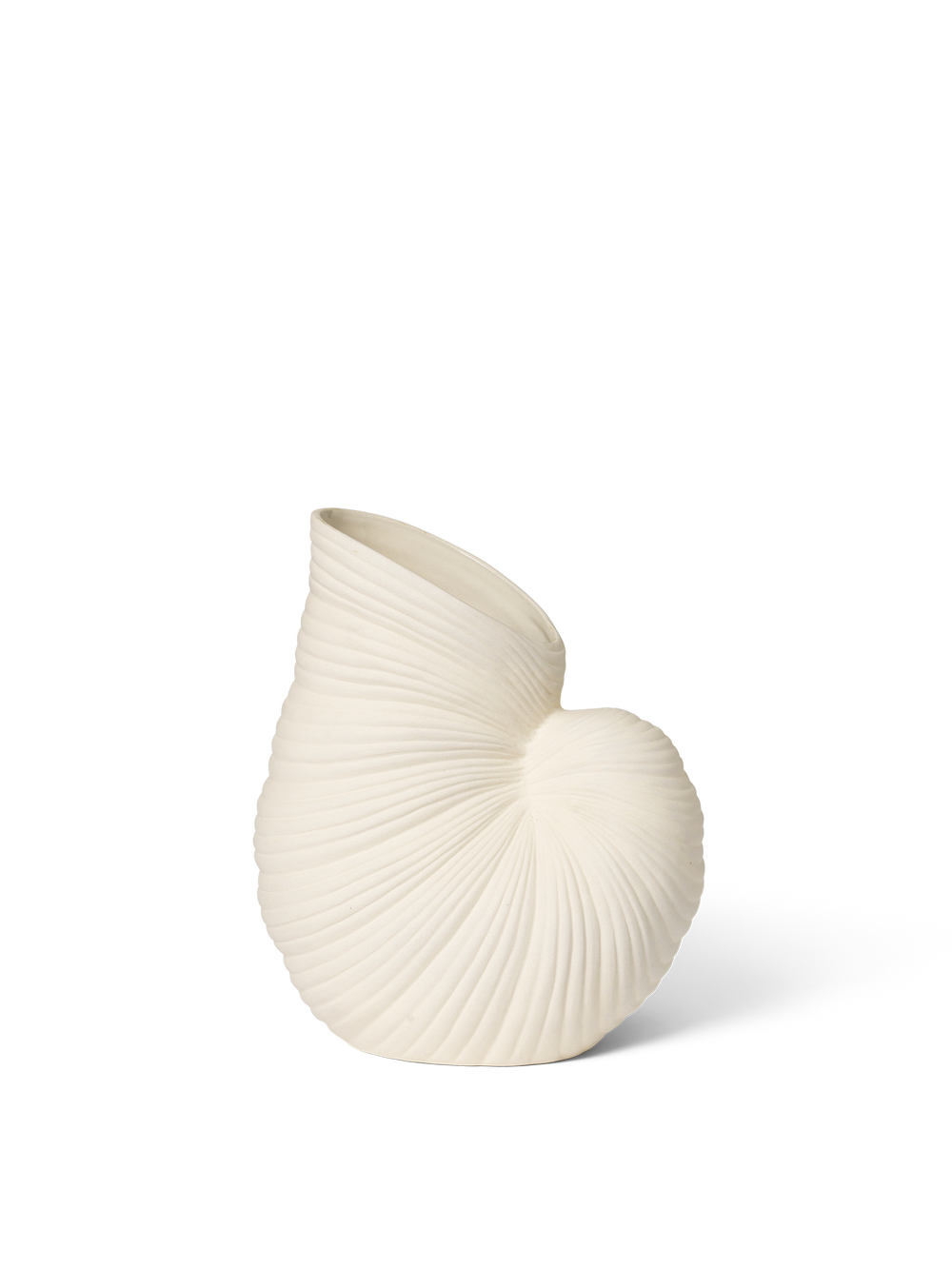 ferm LIVING Shell Vase – Off-White