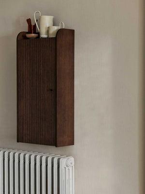 ferm LIVING Sill Wall Cabinet – Dark Stained Oak