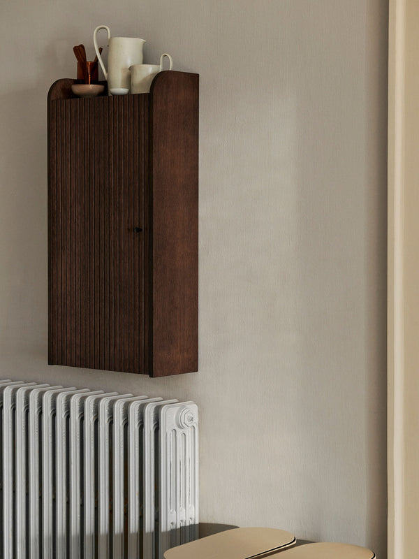 ferm LIVING Sill Wall Cabinet – Dark Stained Oak