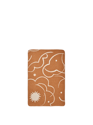 ferm LIVING Skye Blanket – Sienna / Parchment