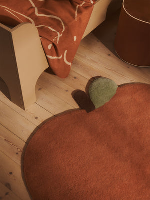 ferm LIVING Skye Blanket – Sienna / Parchment