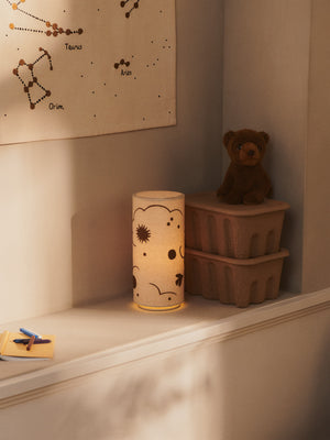 ferm LIVING Skye Table Lamp – Natural / Bronze
