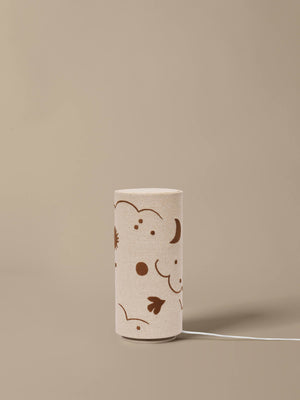 ferm LIVING Skye Table Lamp – Natural / Bronze