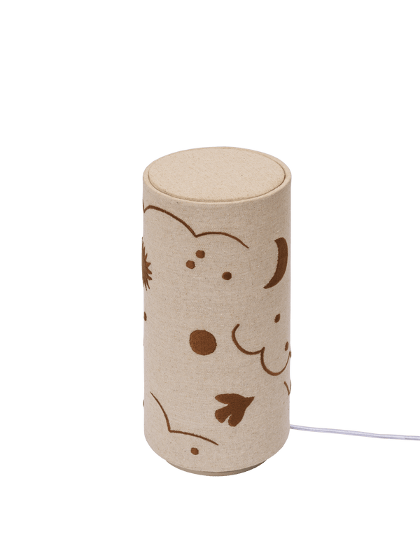 ferm LIVING Skye Table Lamp – Natural / Bronze