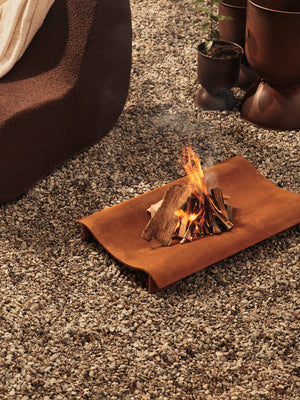 ferm LIVING Solene Fire Pit – Rust