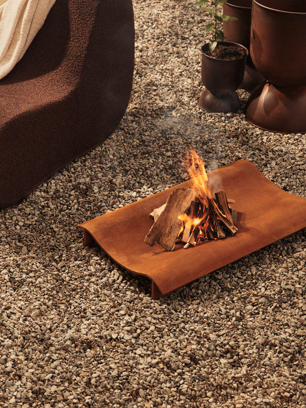 ferm LIVING Solene Fire Pit – Rust