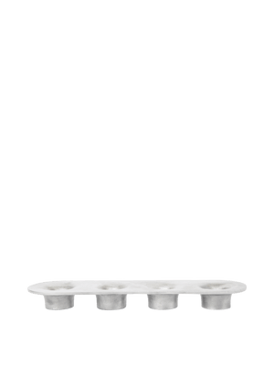 ferm LIVING Soothe 4 Candle Holder – Aluminium