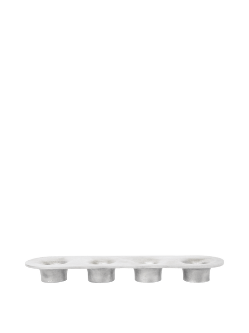 ferm LIVING Soothe 4 Candle Holder – Aluminium