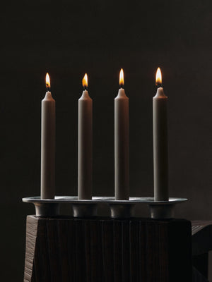 ferm LIVING Soothe 4 Candle Holder – Aluminium