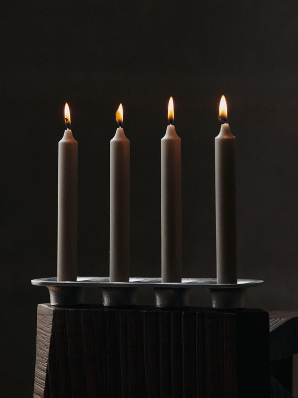 ferm LIVING Soothe 4 Candle Holder – Aluminium
