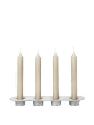 ferm LIVING Soothe 4 Candle Holder – Aluminium
