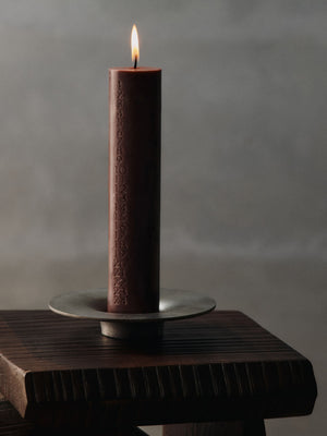 ferm LIVING Soothe Block Candle Holder – Aluminium