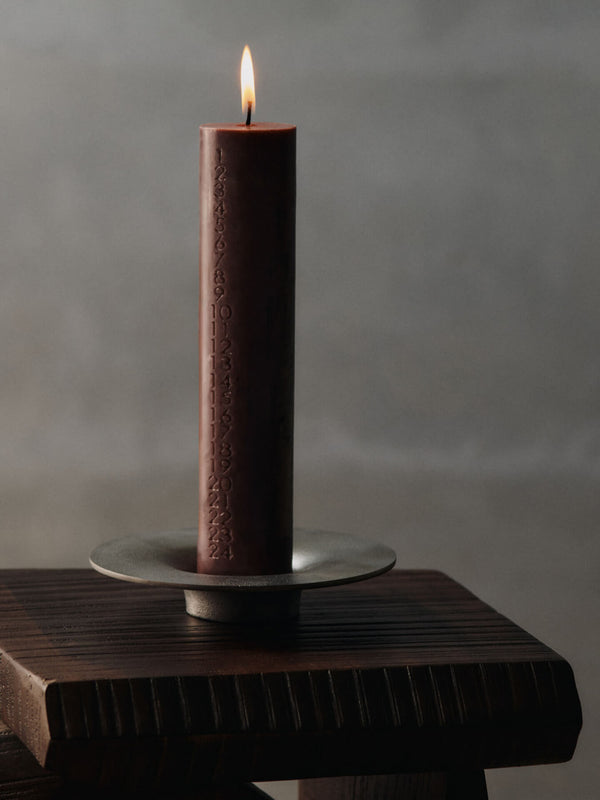ferm LIVING Soothe Block Candle Holder – Aluminium