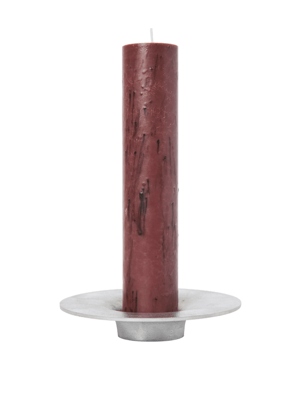 ferm LIVING Soothe Block Candle Holder – Aluminium