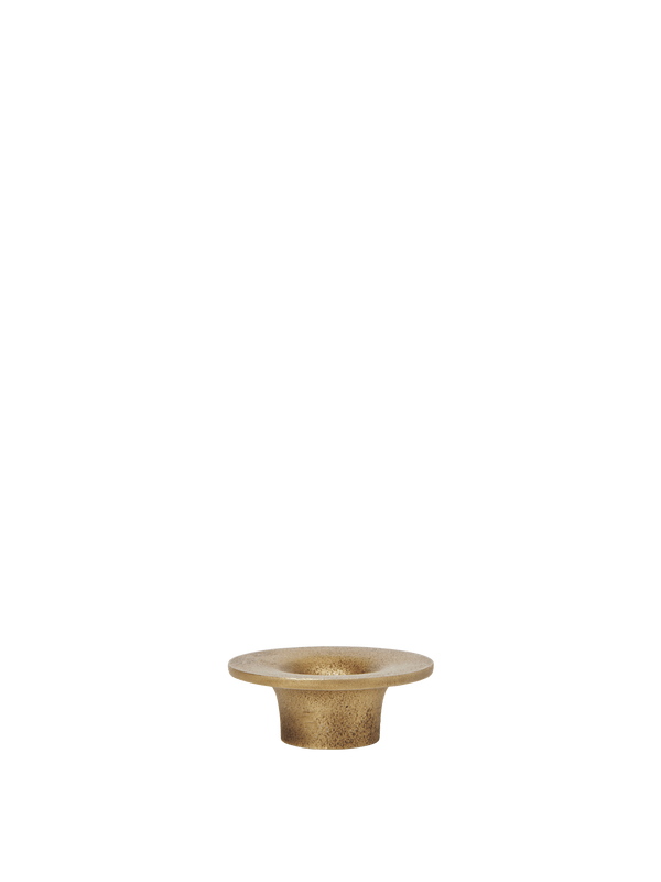 ferm LIVING Soothe Candle Holder – Brass Finish