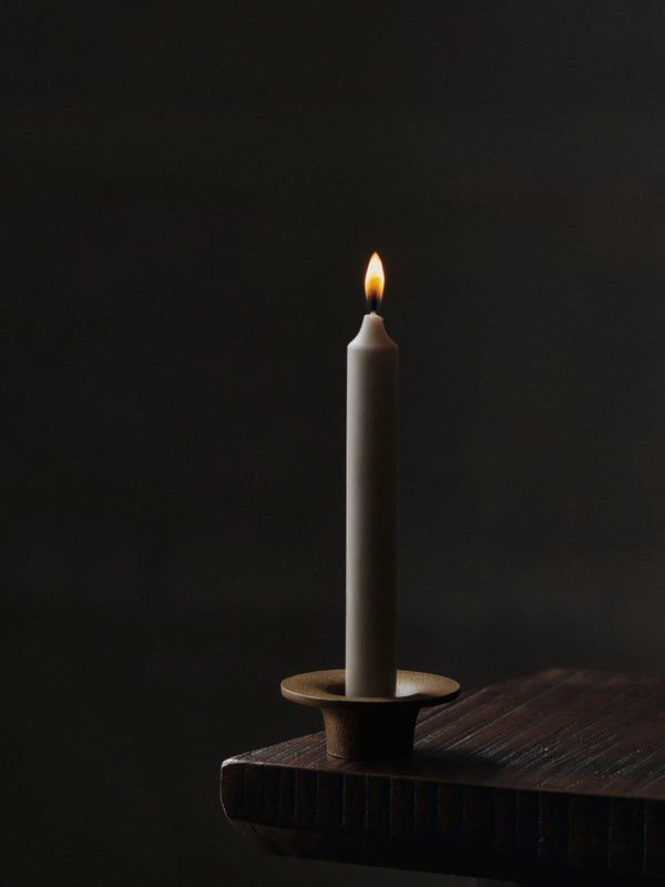 ferm LIVING Soothe Candle Holder – Brass Finish