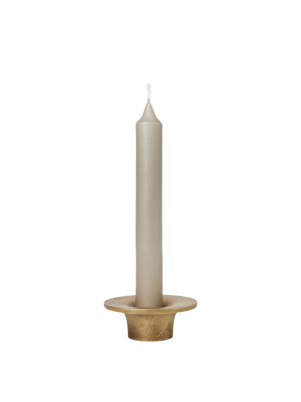 ferm LIVING Soothe Candle Holder – Brass Finish