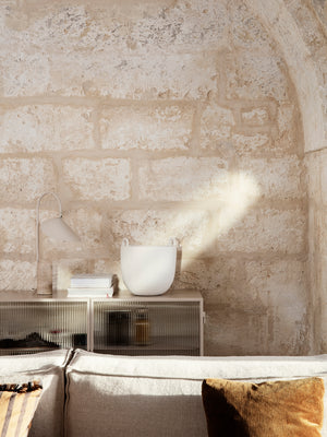 ferm LIVING Speckle Pot Large – Off-White