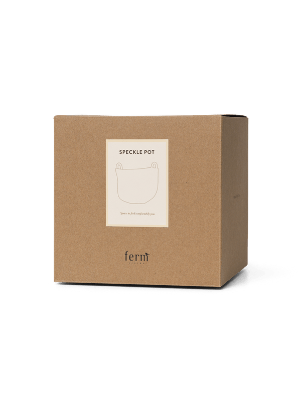 ferm LIVING Speckle Pot – Off-White