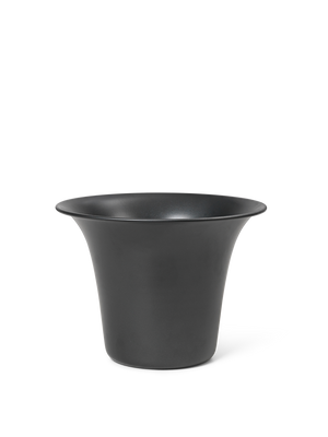 ferm LIVING Spun Aluminium Pot – Blackened Aluminium