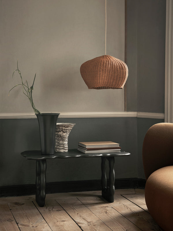 ferm LIVING Spun Aluminium Vase – Blackened Aluminium