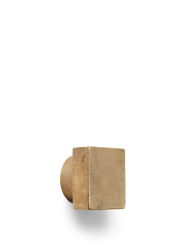 ferm LIVING Square Hook Large – Casted Brass