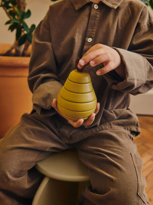 ferm LIVING Stacking Apple and Pear – Set of 2 – Multi