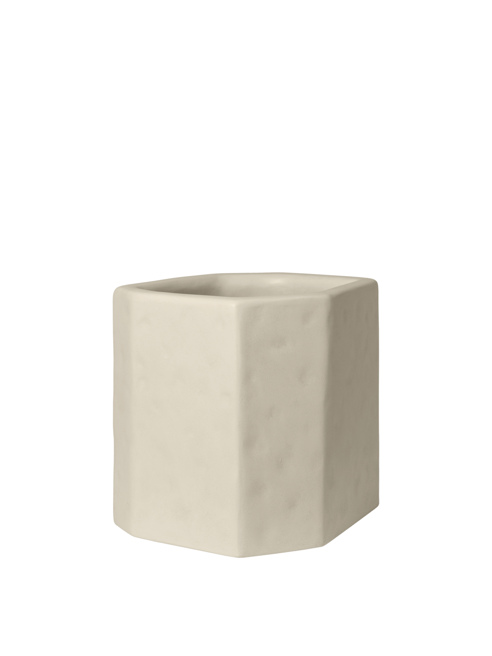 ferm LIVING Staffa Planter H36 cm – Ivory