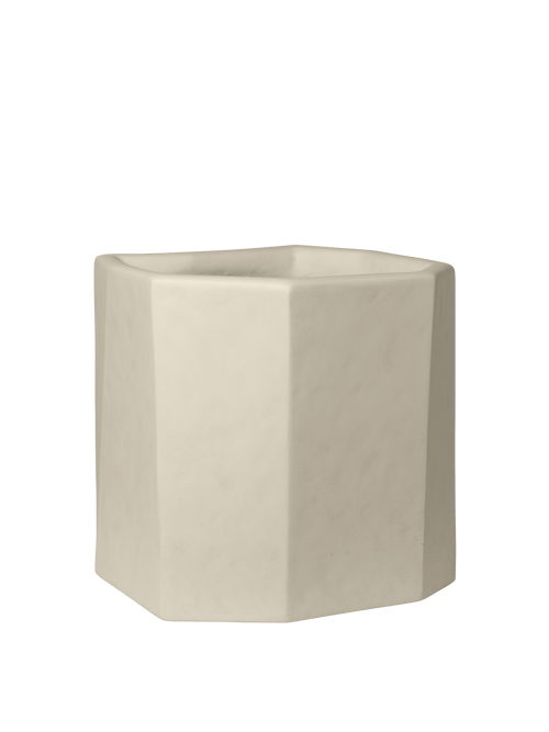 ferm LIVING Staffa Planter H45 cm – Ivory