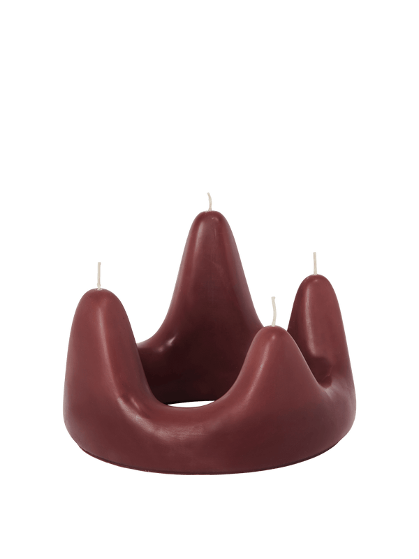 ferm LIVING Stala Candle Ring – Dark Grape