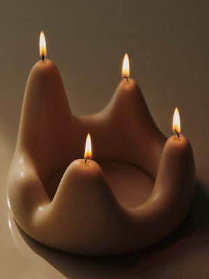 ferm LIVING Stala Candle Ring – Sand