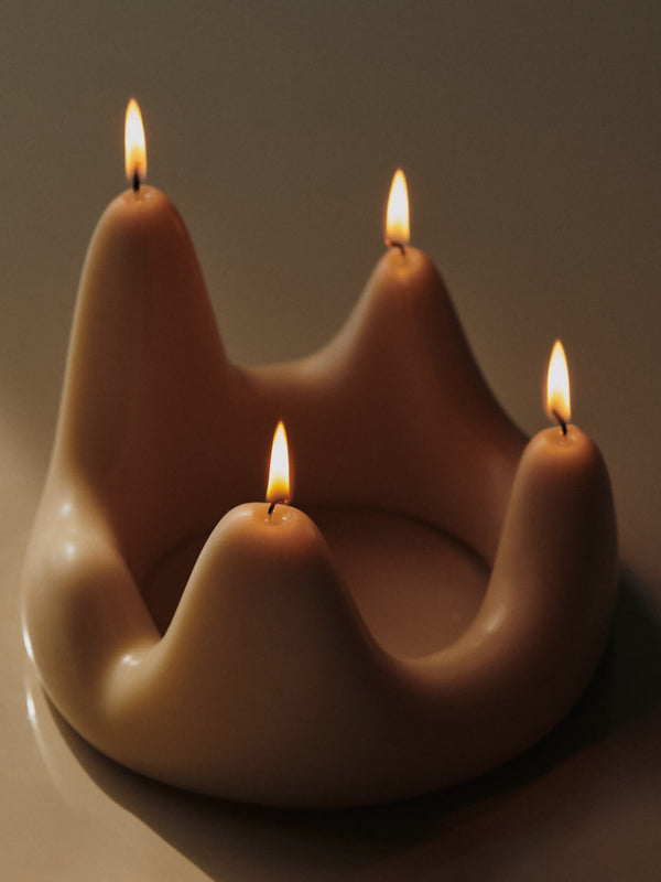 ferm LIVING Stala Candle Ring – Sand