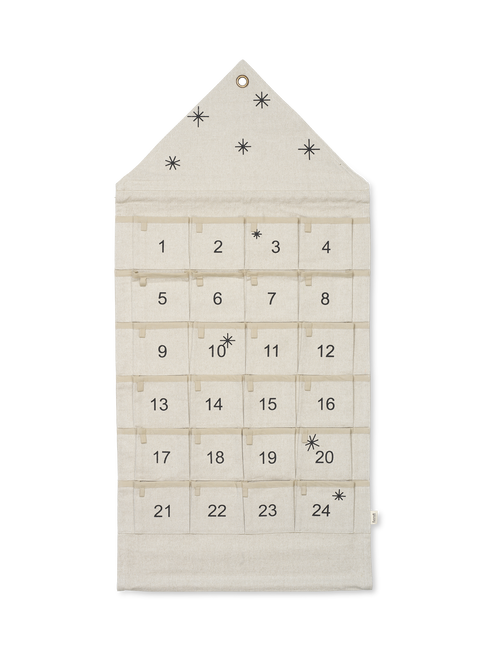 ferm LIVING Star Christmas Calendar – Sand