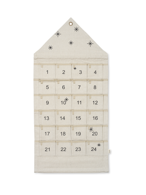ferm LIVING Star Christmas Calendar – Sand