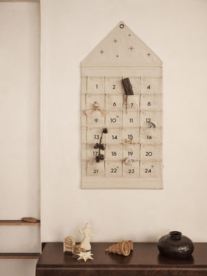 ferm LIVING Star Christmas Calendar – Sand