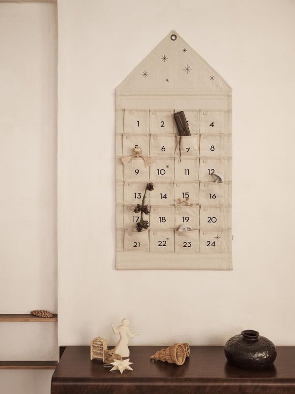 ferm LIVING Star Christmas Calendar – Sand