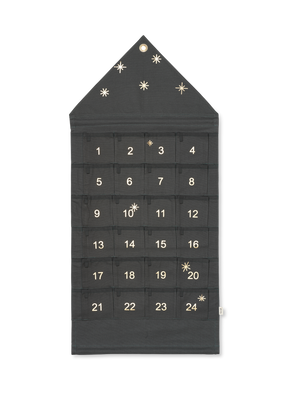 ferm LIVING Star Christmas Calendar – Dark Green