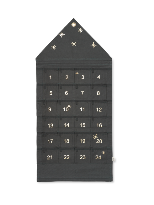 ferm LIVING Star Christmas Calendar – Dark Green