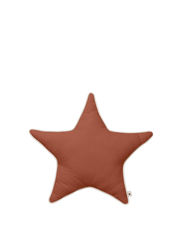 ferm LIVING Star Cushion – Brown Clay