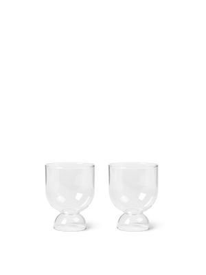 ferm LIVING Still Glasses – Set of 2 – Clear