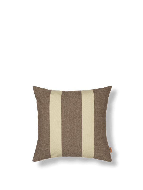 ferm LIVING Strand Outdoor Cushion – Carob Brown / Parchment