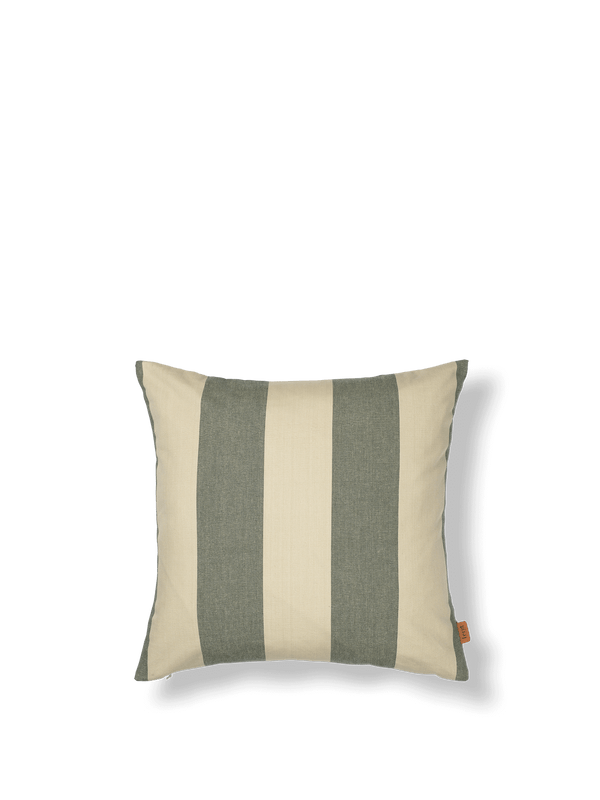 ferm LIVING Strand Outdoor Cushion – Dark Lichen / Parchment