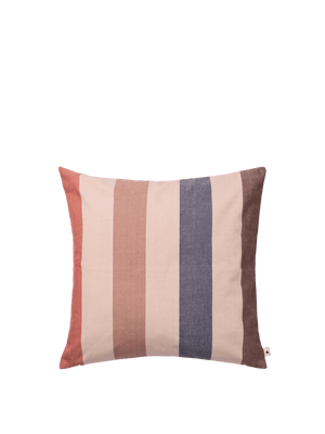 ferm LIVING Strand Outdoor Cushion – Cashmere / Mocha / Indigo Blue