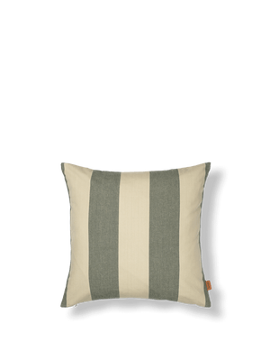 ferm LIVING Strand Outdoor Cushion Cover – Dark Lichen / Parchment