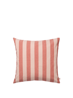 ferm LIVING Strand Outdoor Cushion Cover – Burnt Ochre / Parchment