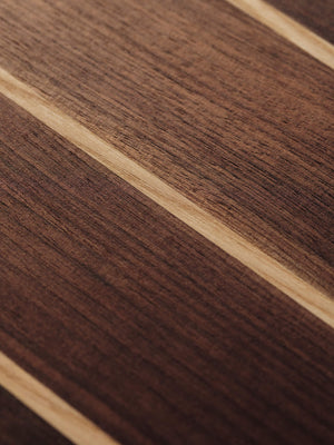 ferm LIVING Stribe Cutting Board Fine – Walnut / Ash